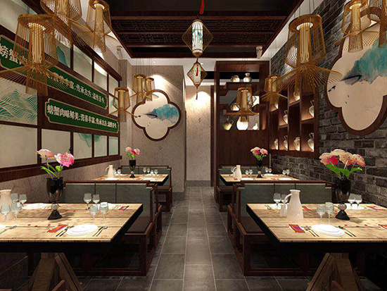 中式無錫餐廳裝修，魅力中國風(fēng)